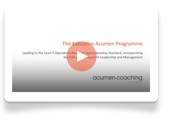 Level 5 Operations Manager Apprenticeship video